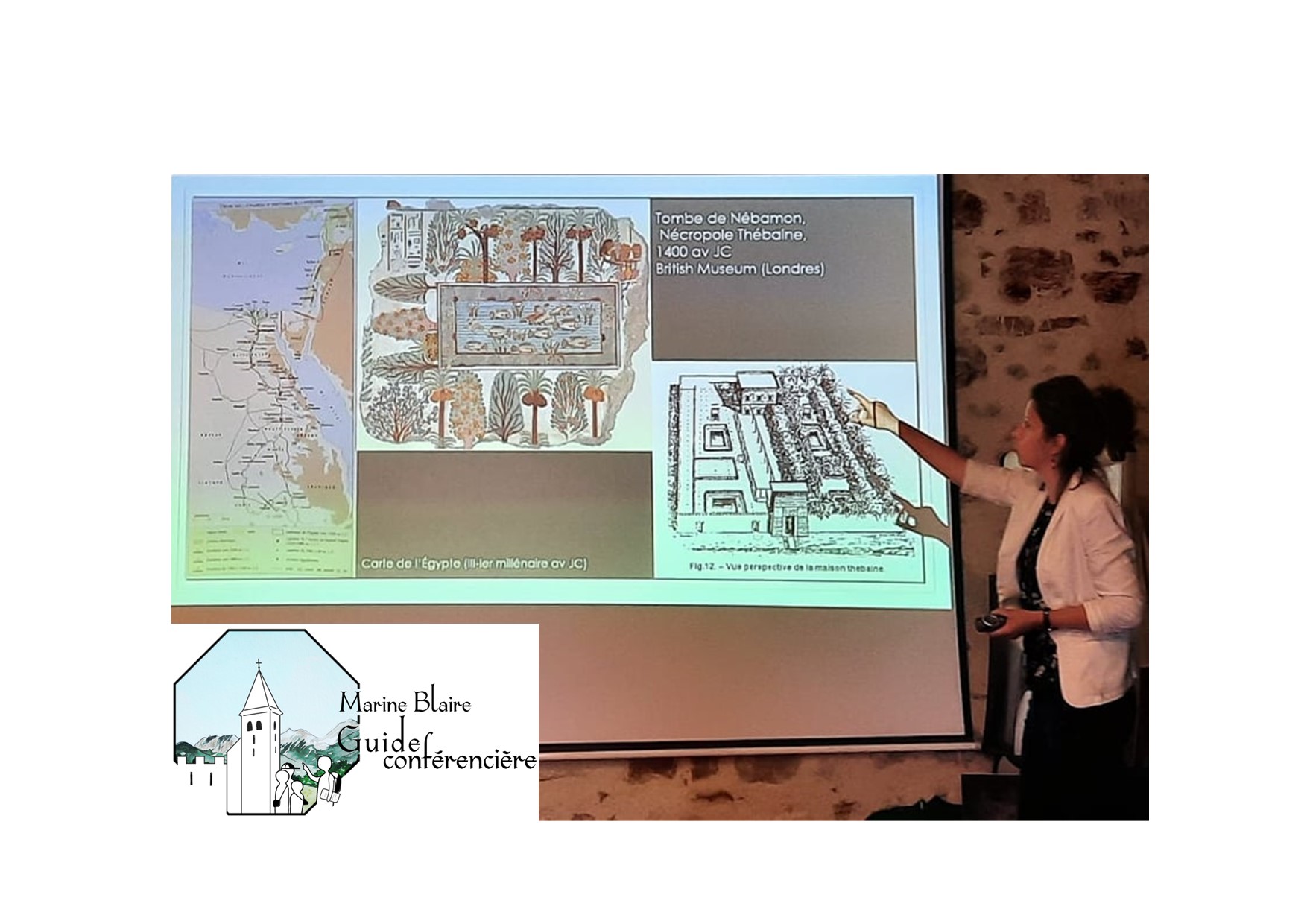 Marine Blaire conférence jardins d'Orient, jardins d'Occident