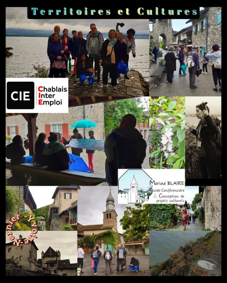 Diaporama Territoires et cultures, Partenariat avec Chablais Inter Emploi 2024-2025