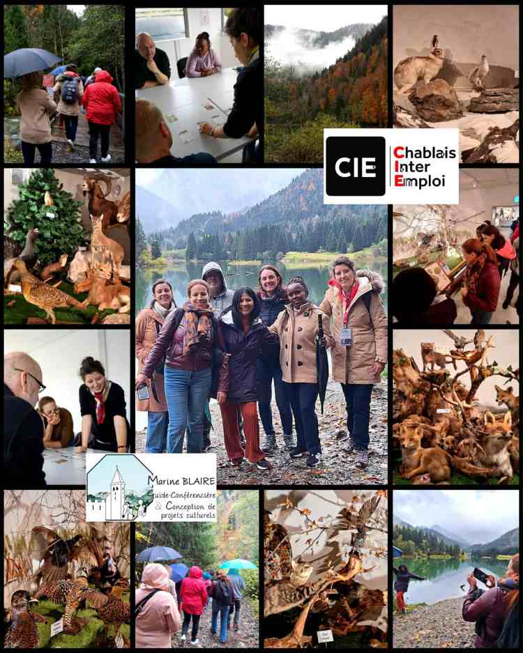 Diaporama Territoires et cultures, Partenariat avec Chablais Inter Emploi 2024-2025