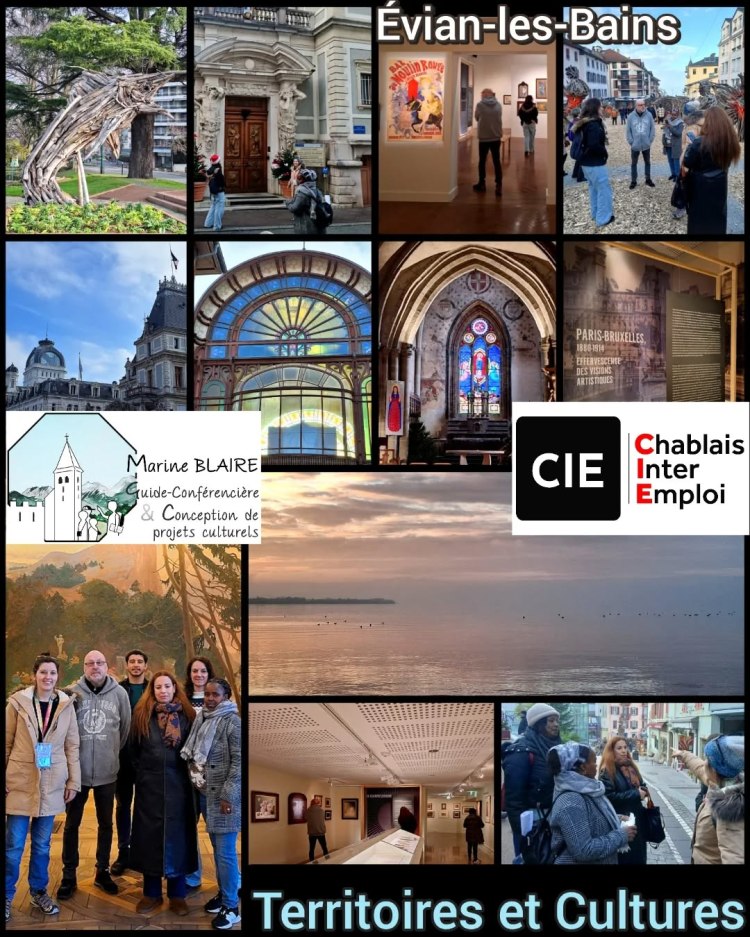 Diaporama Territoires et cultures, Partenariat avec Chablais Inter Emploi 2024-2025